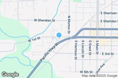 Map image of the property - 607 W 1st St