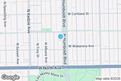 Map image of the property - 1726 N Humboldt Blvd