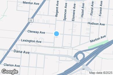 Map image of the property - 3752 Regent Ave