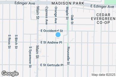 Map image of the property - 1925 Orange Ave