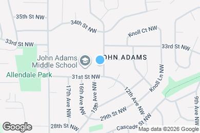Map image of the property - 3117 15th Ave NW