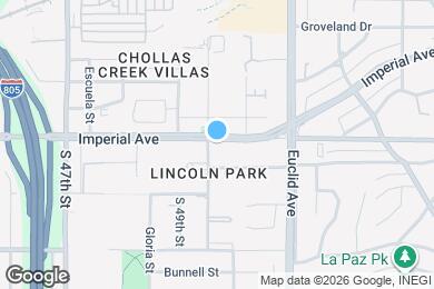 Map image of the property - 4965 Imperial Ave