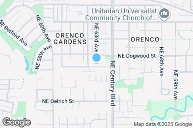 Map image of the property - 6267 NE Sherborne St