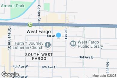 Map image of the property - 213 1st Ave E
