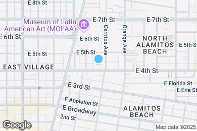 Map image of the property - 1045 E 4th St