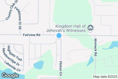 Map image of the property - 400 Crestfield Cir