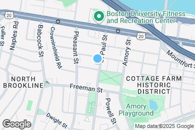 Map image of the property - 330 Saint Paul St