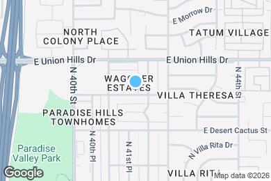 Map image of the property - 4138 E Bluefield Ave