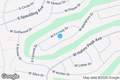 Map image of the property - 445 W Mangrum Dr