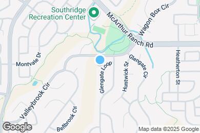 Map image of the property - 10805 Glengate Loop