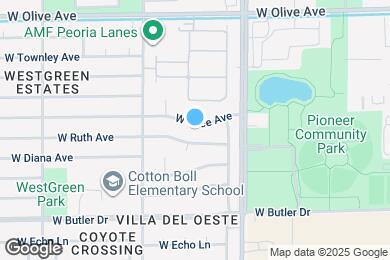 Map image of the property - 8343 W Alice Ave