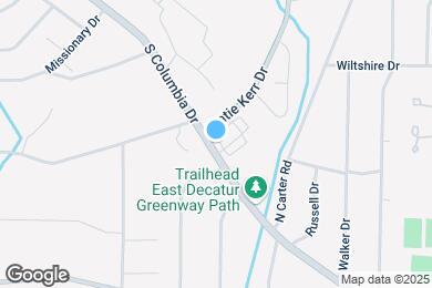 Map image of the property - 828 S Columbia Dr
