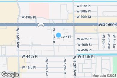 Map image of the property - 1300 W 47th Pl