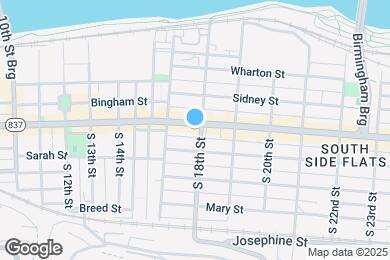 Map image of the property - 1734 E Carson St