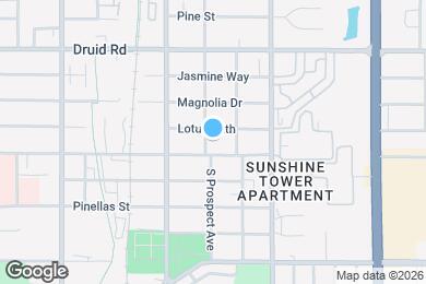 Map image of the property - 1105 S Prospect Ave