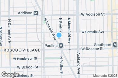 Map image of the property - 3436 N Paulina St