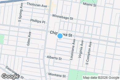 Map image of the property - 3453 Dunnica Ave