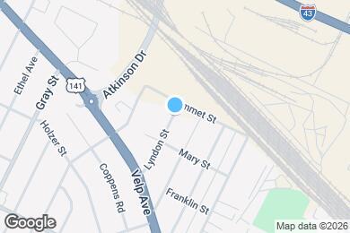Map image of the property - 1128 Lyndon St