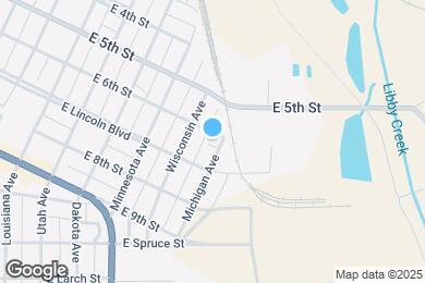 Map image of the property - 604 Michigan Ave