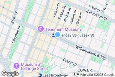 Map image of the property - 125 Delancey St
