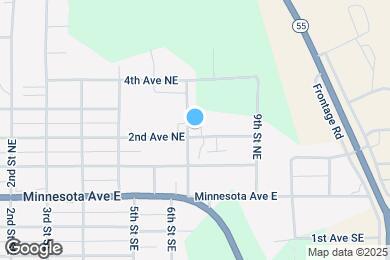 Map image of the property - 705 2nd Ave NE