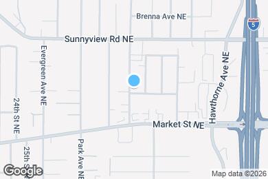 Map image of the property - 3025 Madison St NE