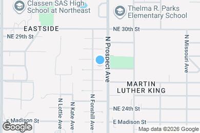Map image of the property - 1431 NE 27th St