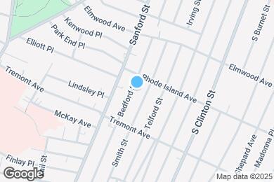 Map image of the property - 76 Bedford St