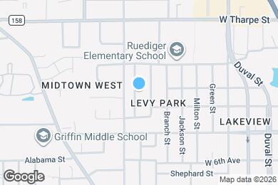 Map image of the property - 1529 Yancey St