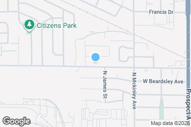 Map image of the property - 1208 W Bradley Ave