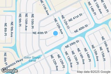 Map image of the property - 1122 NE 39th Terrace