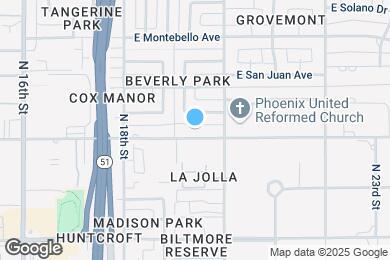 Map image of the property - 1930 E Missouri Ave