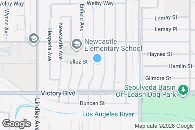 Map image of the property - 6468 Zelzah Ave
