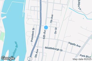 Map image of the property - 3044 6th Ave