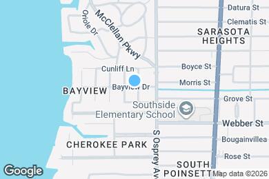 Map image of the property - 1750 Bayview Dr