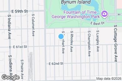 Map image of the property - 6042 S Eberhart Ave