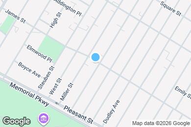 Map image of the property - 1602 Howard Ave