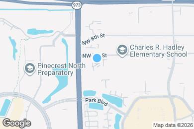 Map image of the property - 8580 NW 6th Ln