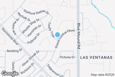 Map image of the property - 1101 Trinity Trail