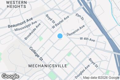 Map image of the property - 1222 Pickett Ave
