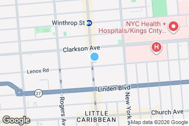 Map image of the property - NEW 2 BR in Prospect Lefferts Gardens!