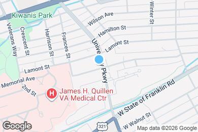 Map image of the property - 502 Highland Ave