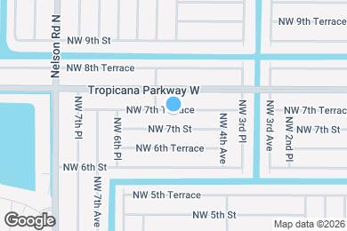 Map image of the property - 500 NW 7th Terrace