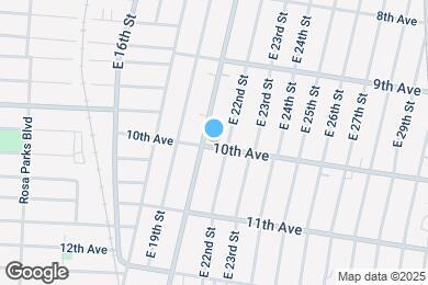Map image of the property - 325 10th Ave