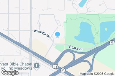 Map image of the property - 950 E Wilmette Rd