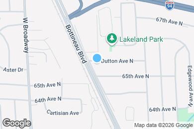 Map image of the property - 7005 Dutton Ave N