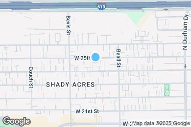 Map image of the property - 1206 W 25th St
