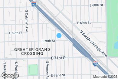 Map image of the property - 506 E 70th St