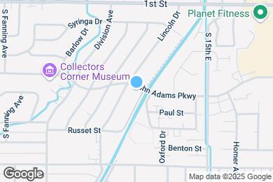 Map image of the property - 1158 John Adams Pky
