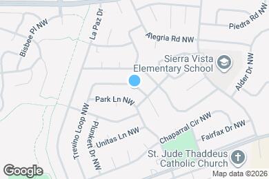 Map image of the property - 10412 Trevino Loop NW